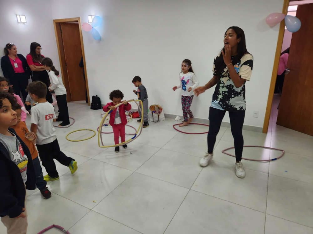 DIA DAS CRIAN�AS COM FILHOS DOS COLABORADORES